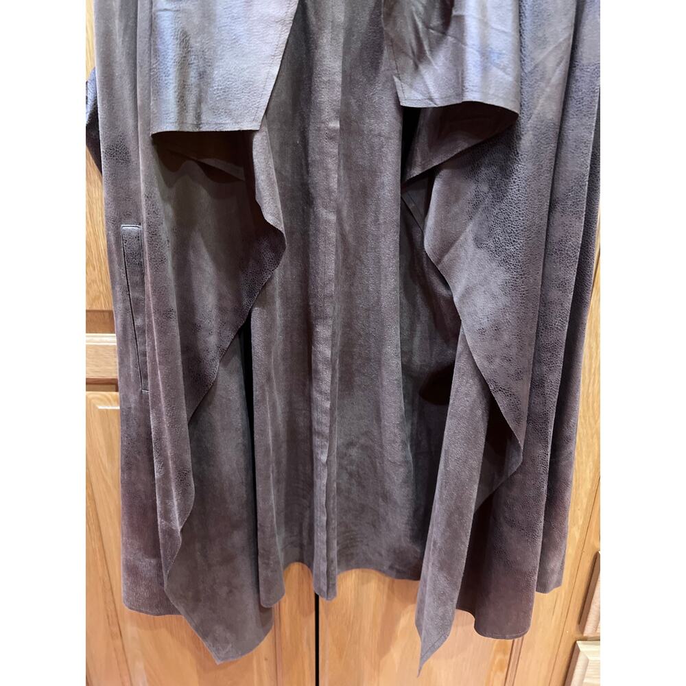 Westbound Women's Brown Sleeveless Vest 1X - Picture 4 of 5